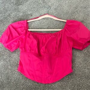 Hot Pink Corset inspired top! 🩷